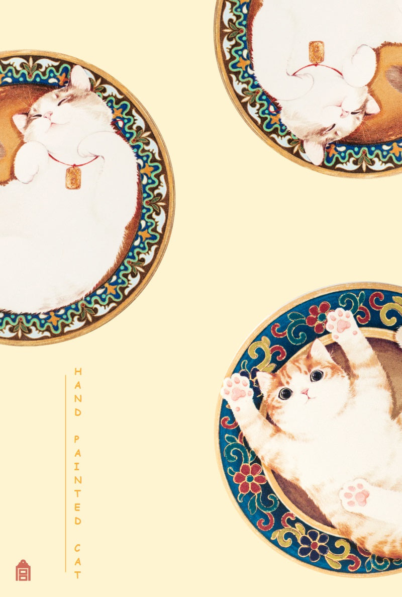 The Forbidden City Cat | Emperor Cat Coaster