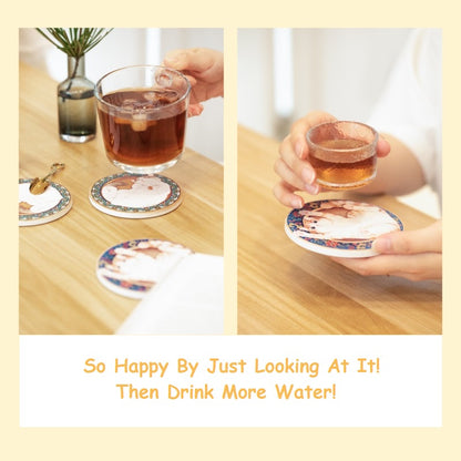 The Forbidden City Cat | Emperor Cat Coaster