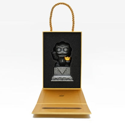 Small Stone Lion Statue