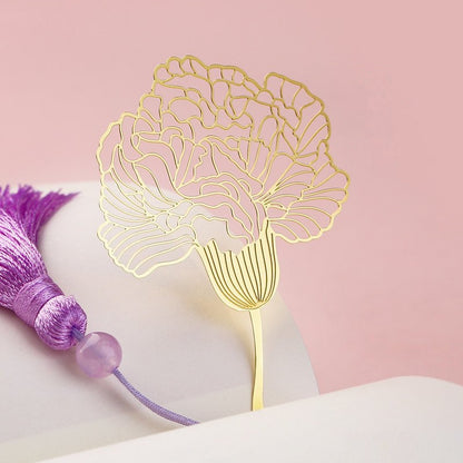 Leaf Vein Brass Bookmark